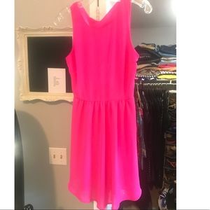 Hot Pink LUSH Dress